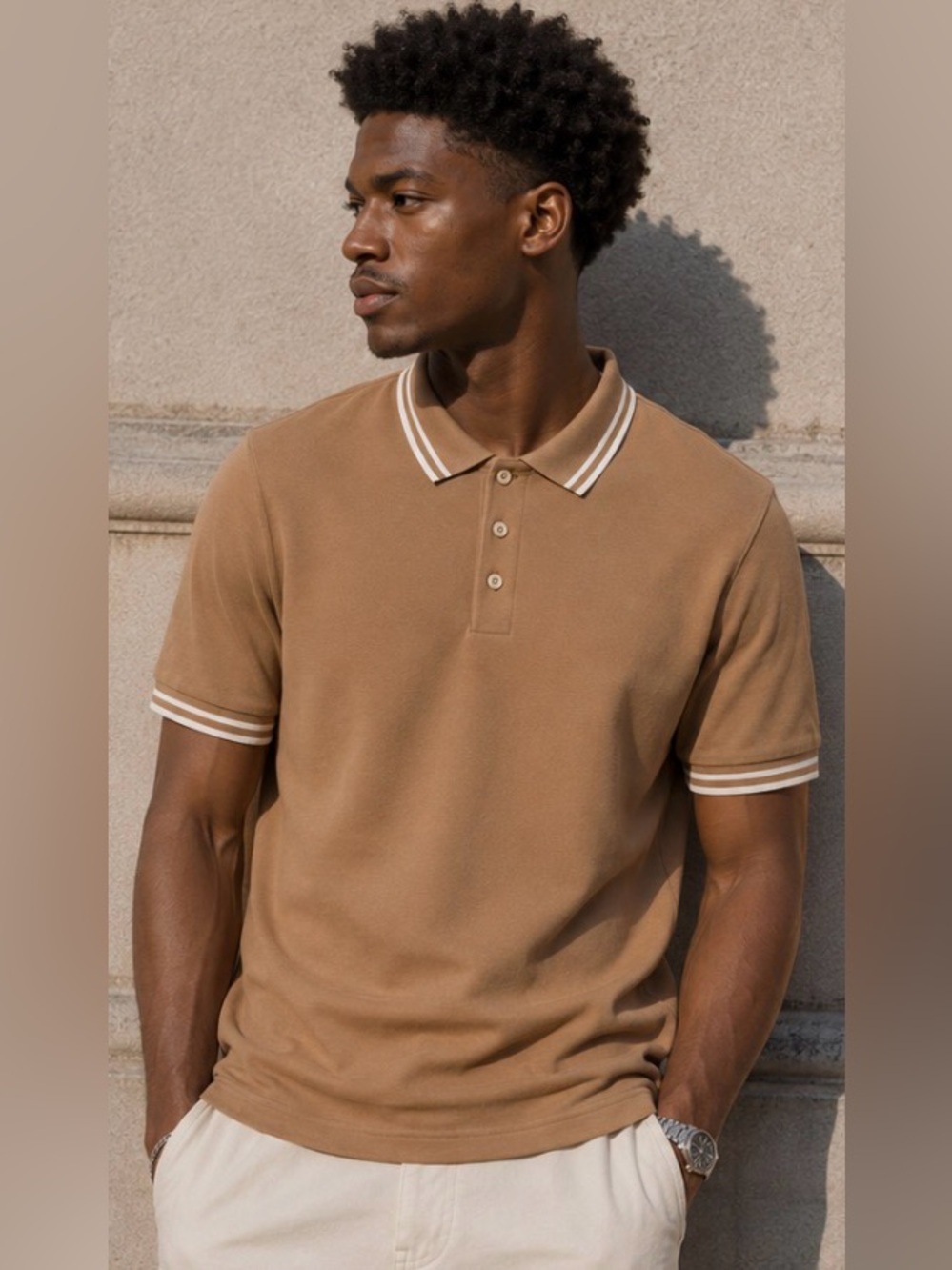 Fashion nova Brown polo